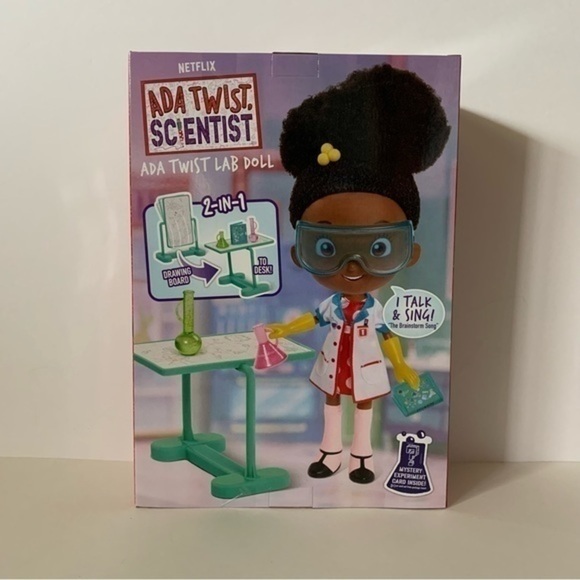 NIB. NETFLIX Ada Twist Scientist Lab Doll - Picture 5 of 6